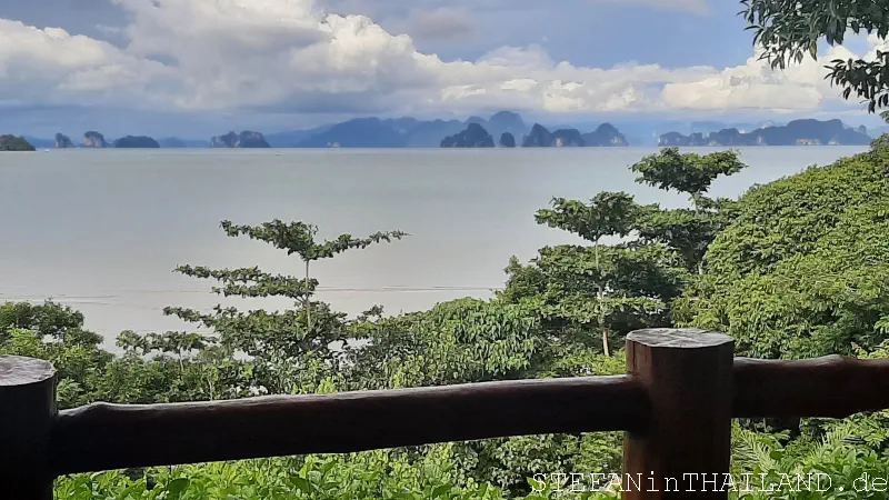 Traumhafte Aussicht vom Esmeralda Resort auf Koh Yao Yai, Thailand