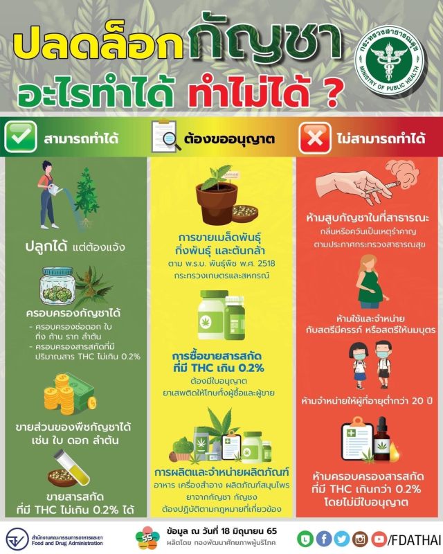 Marihuana legal in Thailand - Regeln