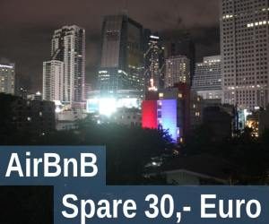 30,- Euro sparen bei AirBnB Übernachtung