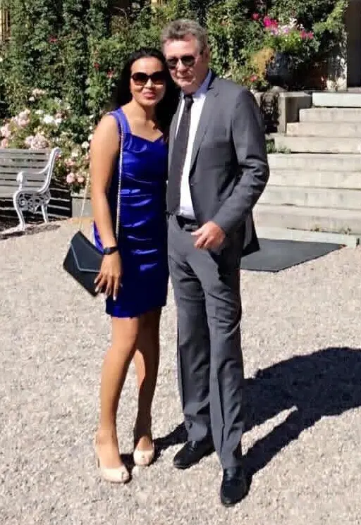 Wolfgang Marquardt und seine Frau Rak in Stockholm im Sommer
