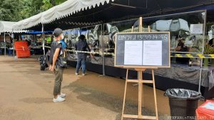 Netflix Thai Cave Rescue - das Catering-Zelt für die Schauspieler